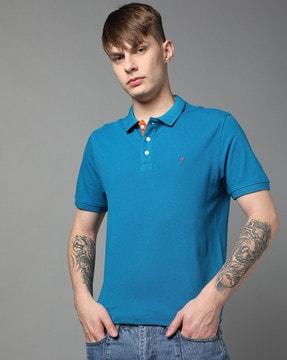 men regular fit polo t-shirt