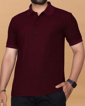 men regular fit polo t-shirt