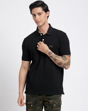 men regular fit polo t-shirt