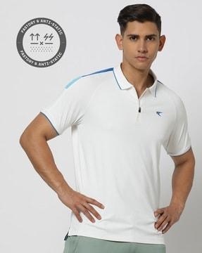 men regular fit polo tennis t-shirt