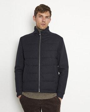 men regular fit puffer jacket