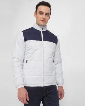 men regular fit puffer jacket