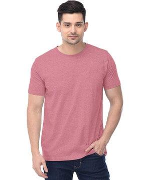 men regular fit round-neck t-shirt with short sleeves