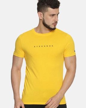 men regular fit round-neck t-shirt