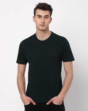 men regular fit round-neck t-shirt