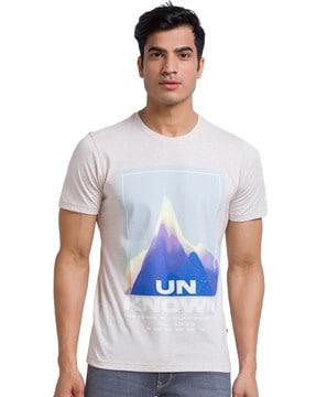 men regular fit round-neck t-shirt