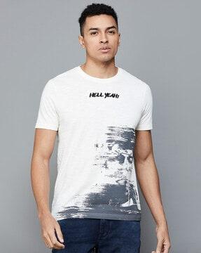 men regular fit round-neck t-shirt