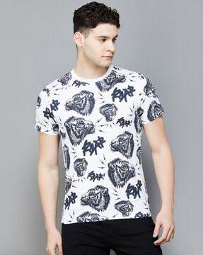 men regular fit round-neck t-shirt