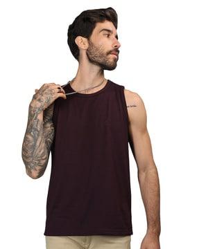 men regular fit round-neck t-shirt