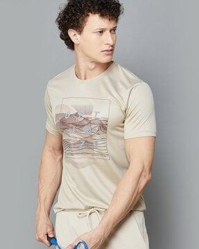 men regular fit round-neck t-shirt