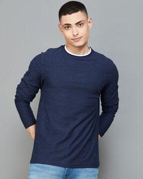 men regular fit round-neck t-shirt