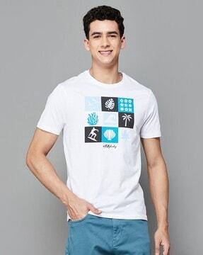 men regular fit round-neck t-shirt