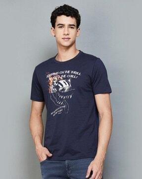 men regular fit round-neck t-shirt