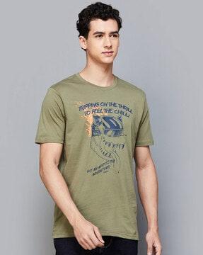 men regular fit round-neck t-shirt