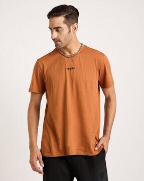 men regular fit round-neck t-shirt