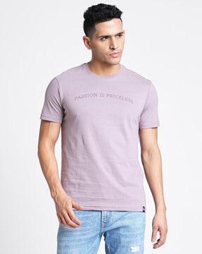 men regular fit round-neck t-shirt