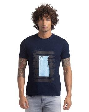 men regular fit round-neck t-shirt