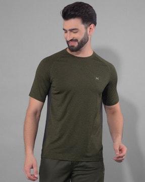 men regular fit round-neck t-shirt