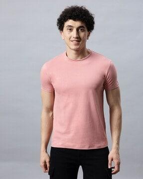 men regular fit round-neck t-shirt