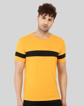 men regular fit round-neck t-shirt