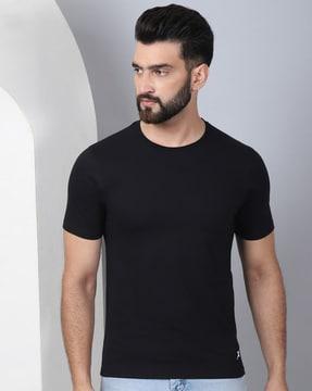 men regular fit round-neck t-shirt