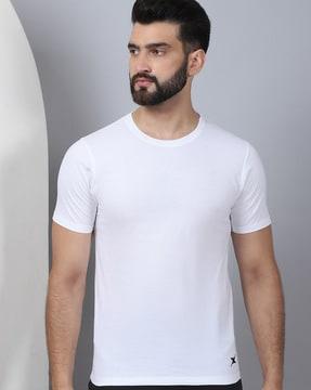 men regular fit round-neck t-shirt