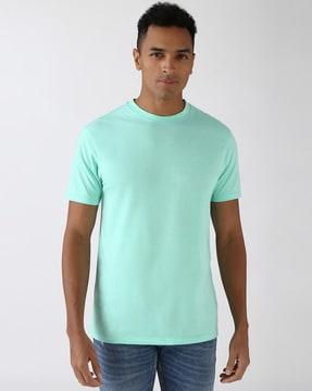 men regular fit round-neck t-shirt