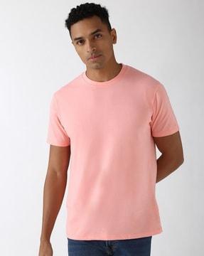 men regular fit round-neck t-shirt