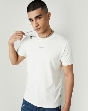 men regular fit round-neckt-shirt