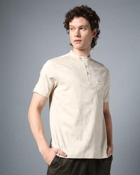 men regular fit shirt kurta