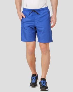 men regular fit shorts with elasticated waist