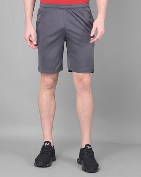 men regular fit shorts with elasticated waist