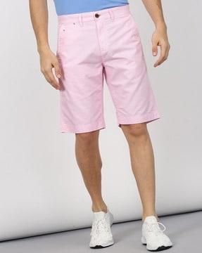 men regular fit shorts with insert pockets