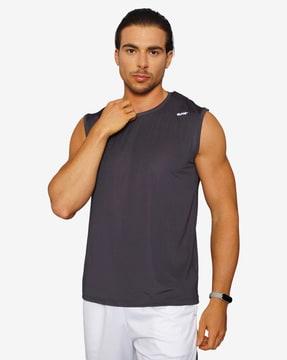 men regular fit sleeveless t-shirt