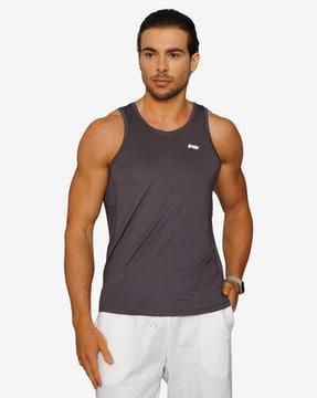men regular fit sleeveless t-shirt