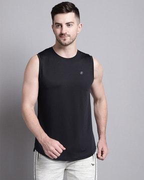 men regular fit sleeveless t-shirt