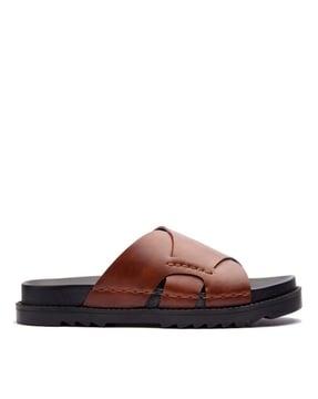 men regular fit slip-on sandals