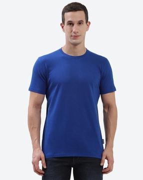 men regular fit t-shirt with crew neck