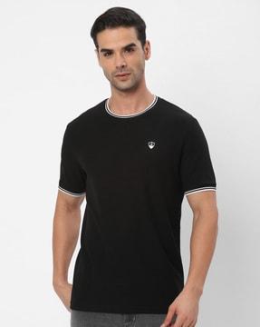 men regular fit t-shirt with short sleeves