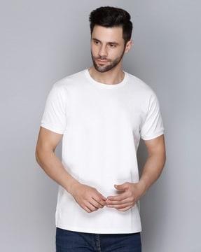 men regular fit t-shirt with short sleeves