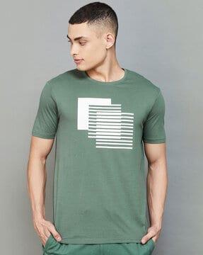 men regular fit t-shirt with short sleeves