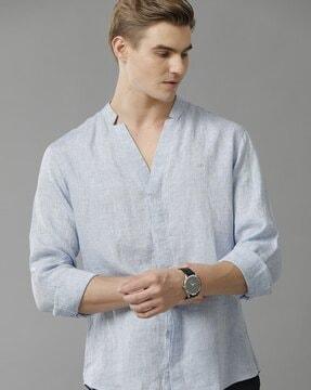 men regular fit v-neck shirt