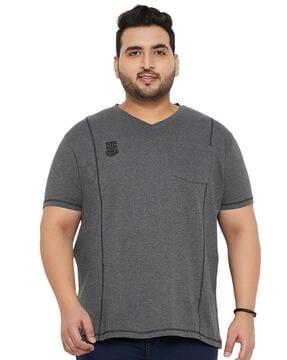 men regular fit v-neck t-shirt