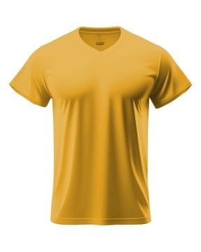 men regular fit v-neck t-shirt