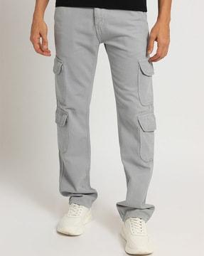 men relaxed cargo jeans