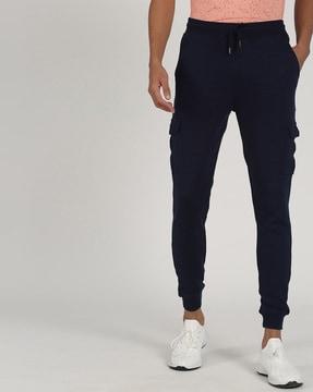 men relaxed fit cargo jogger pants