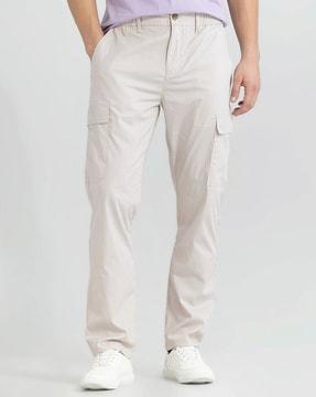 men relaxed fit cargo pants