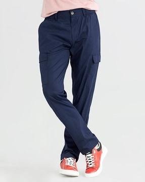 men relaxed fit cargo pants