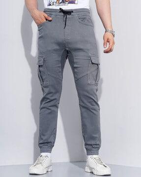 men relaxed fit cargo pants