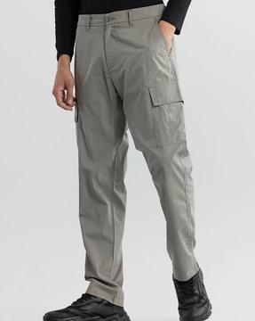 men relaxed fit cargo pants